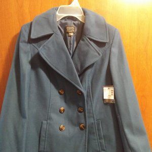 Simply Styled Deep Aqua wool like Jacket Size M
